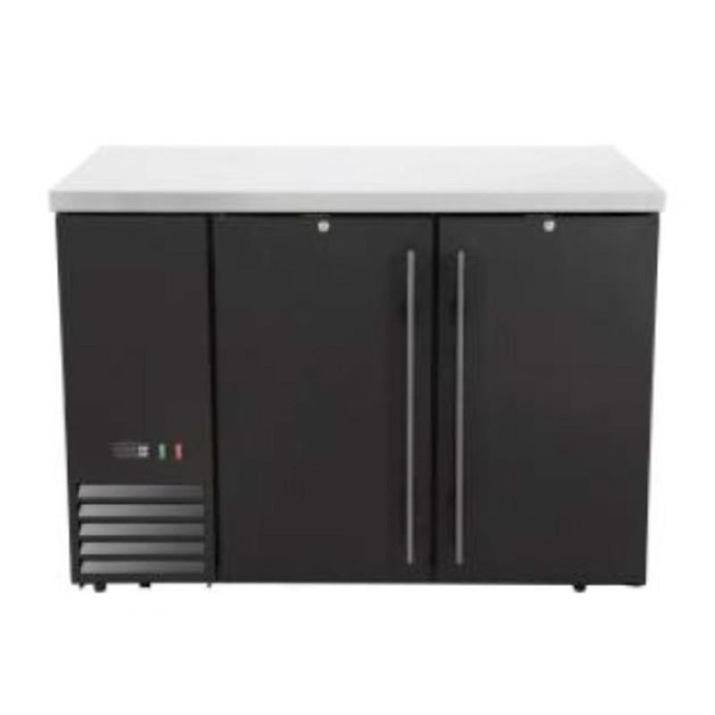 Refrigerated bar counter, solid doors