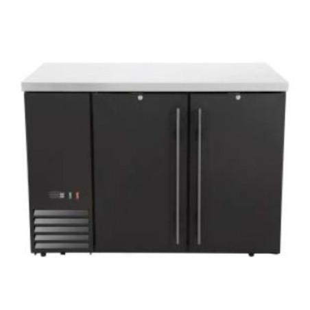 Refrigerated bar counter, solid doors