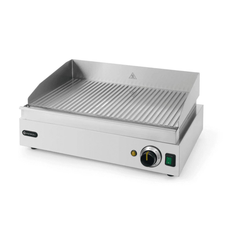 Grooved chrome plancha
