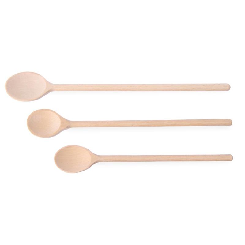 Wooden spoon - set of 3, various sizes