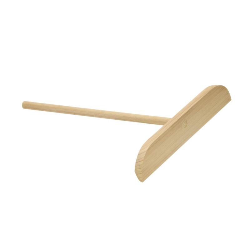 Wooden spreader for crêpe makers