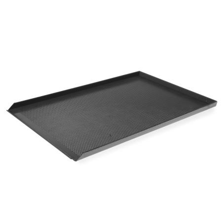 Tray, perforated, non-stick, 3 rims