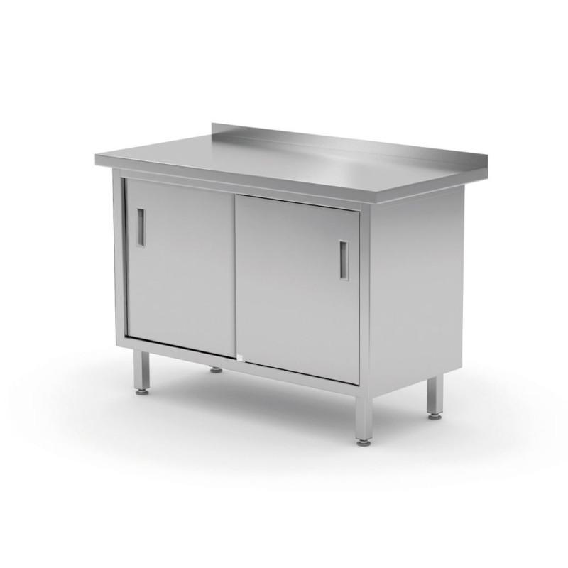 Wall table cabinet with sliding doors – welded