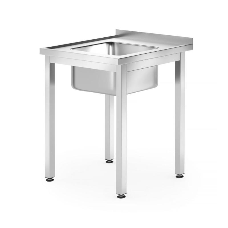 Sink table – bolted, depth 600 mm