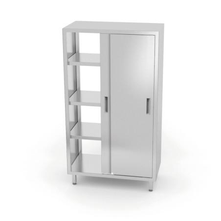 Pass-through cupboard with sliding doors – bolted