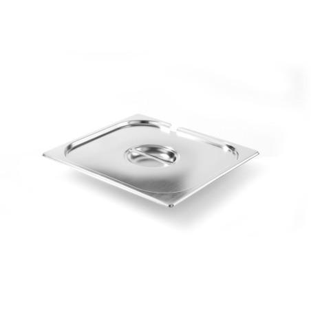 Lid for GN containers with spoon recess
