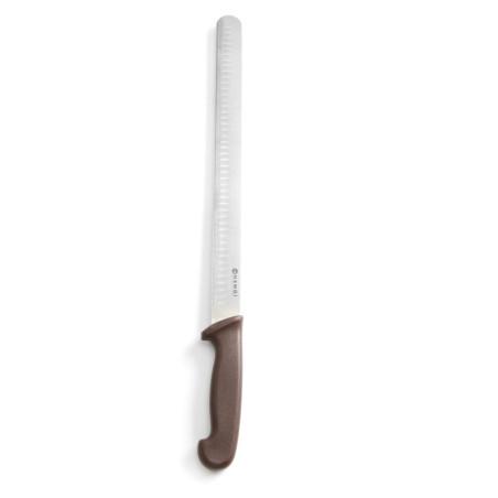 Ham/salmon knife with a Granton edge