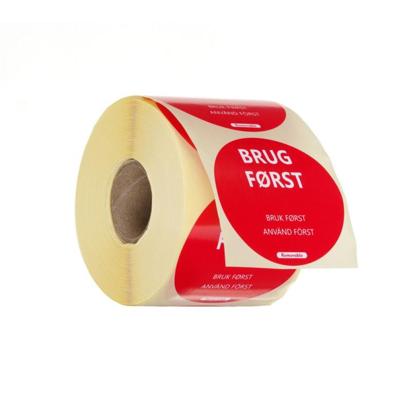 Food safety stickers, multi-use, easy removable, “USE FIRST”