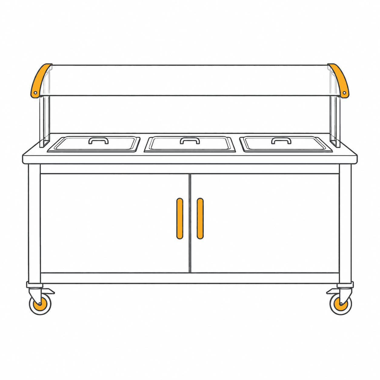 Chariots & buffets chauffants