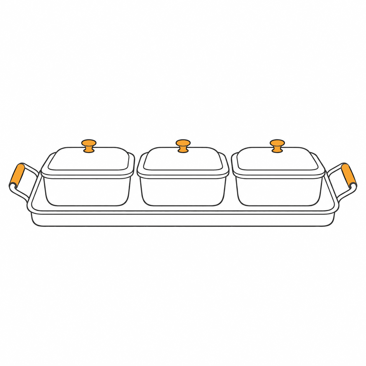 Serving dishes & trays