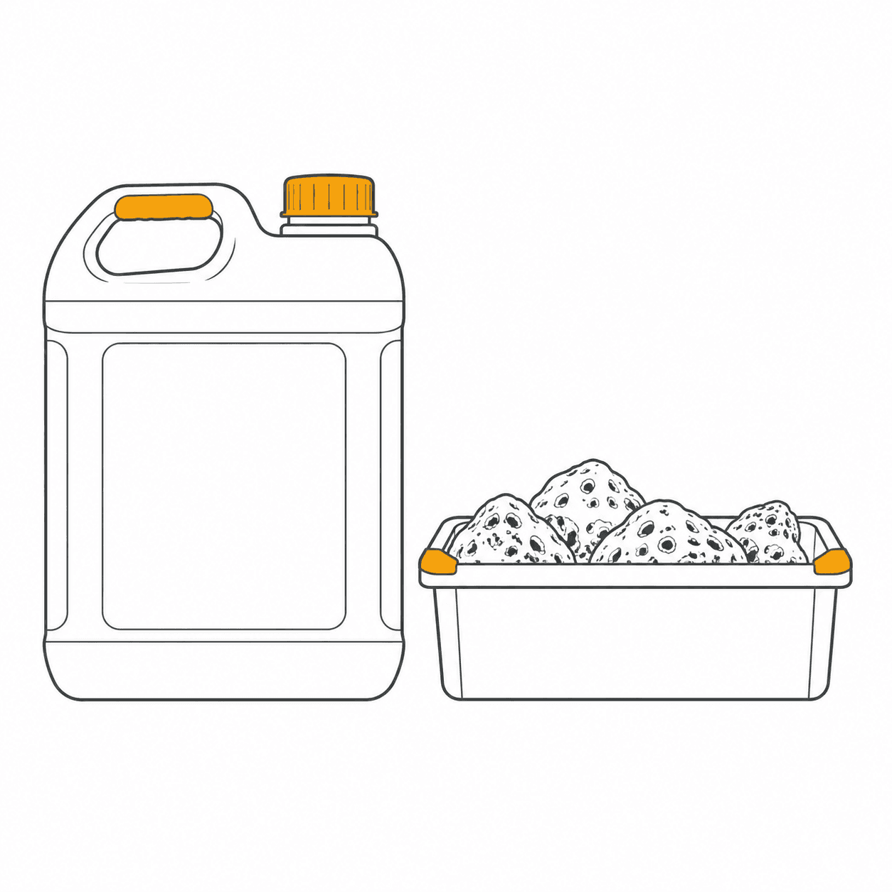 Consumables (frying, lava rocks)